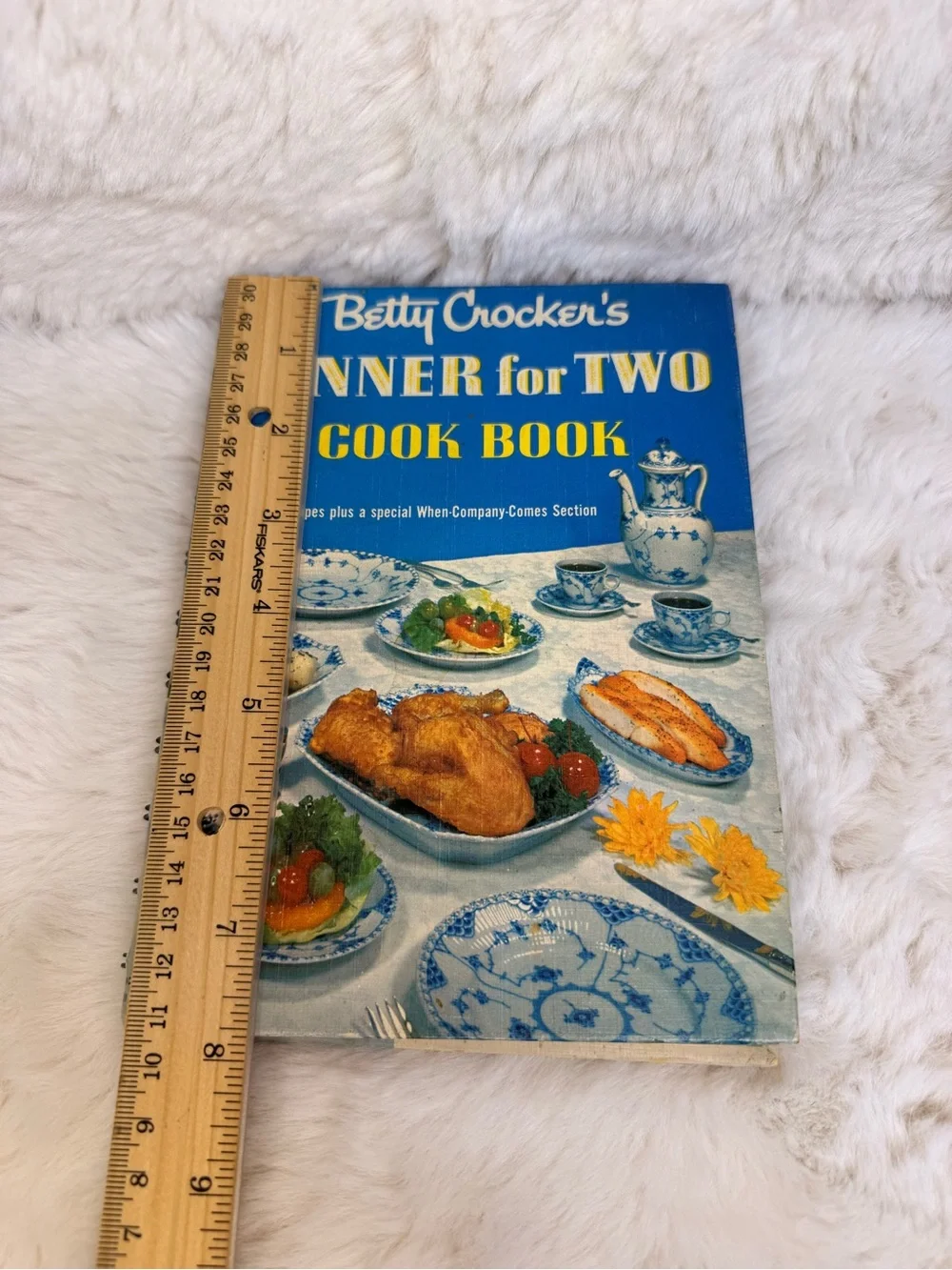 1958 - Betty Crocker's Dinner‎ for Two Cookbook 1st Edition/1st Print Vintage